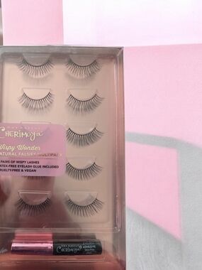 Cherimoya Wispy Wonder False Eyelashes - Black (Multipack)